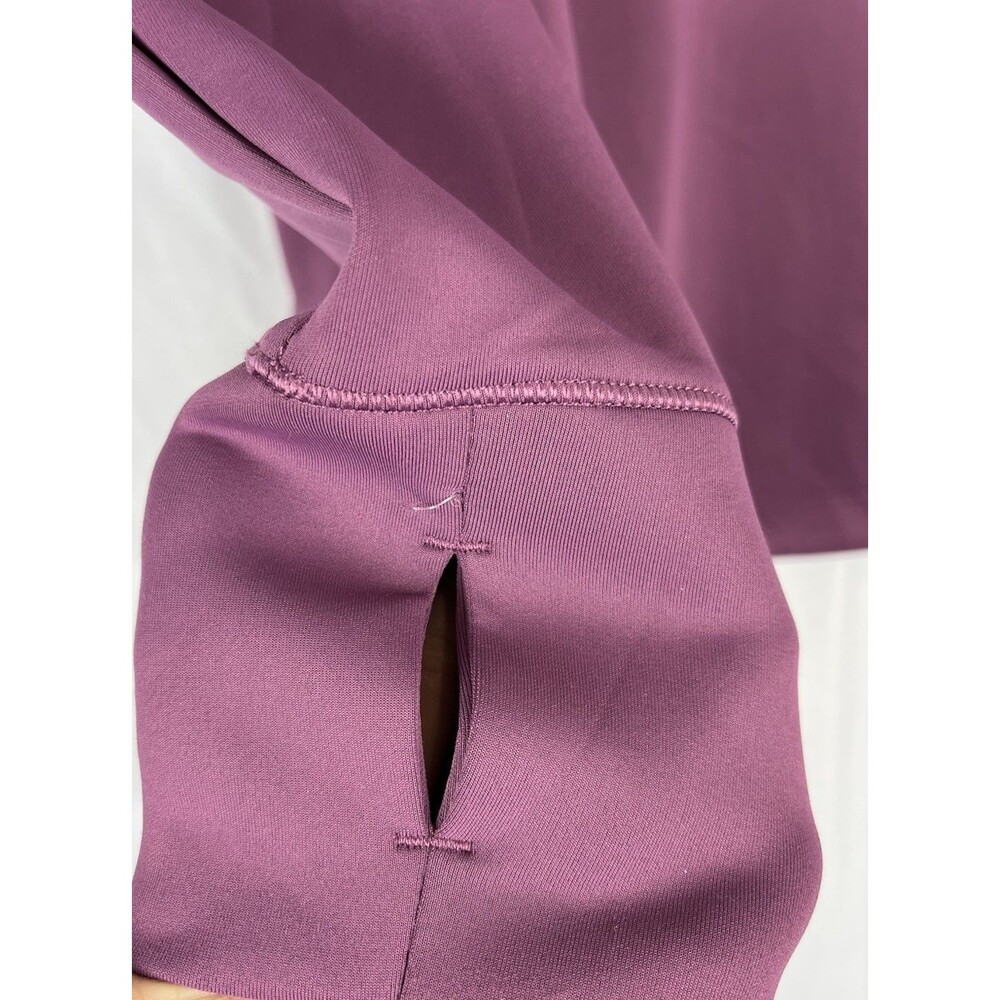 Apana Jacket Women XL Purple Full Zip Athletic Yoga Lightweight - Picture 11 of 12